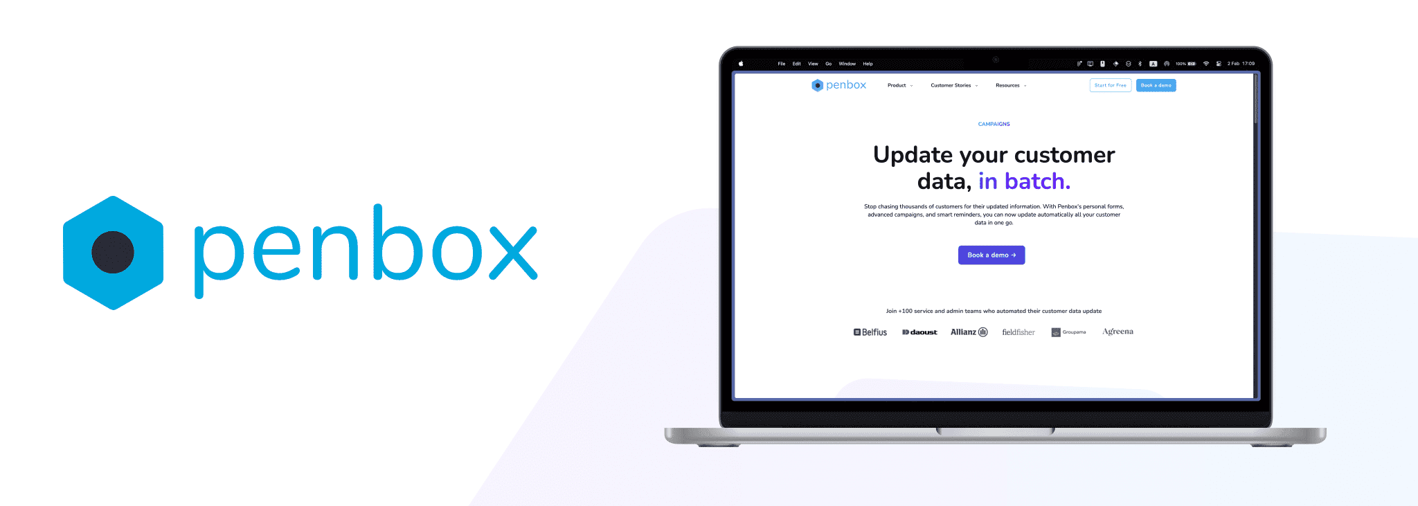Penbox lead-generation funnel built for internal teams