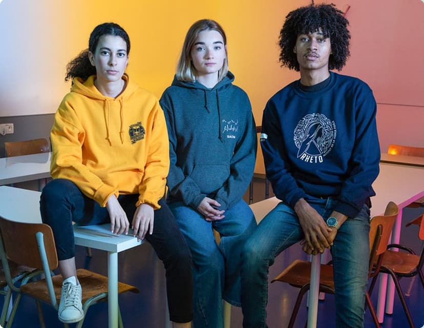 Yearbook merchandise photography